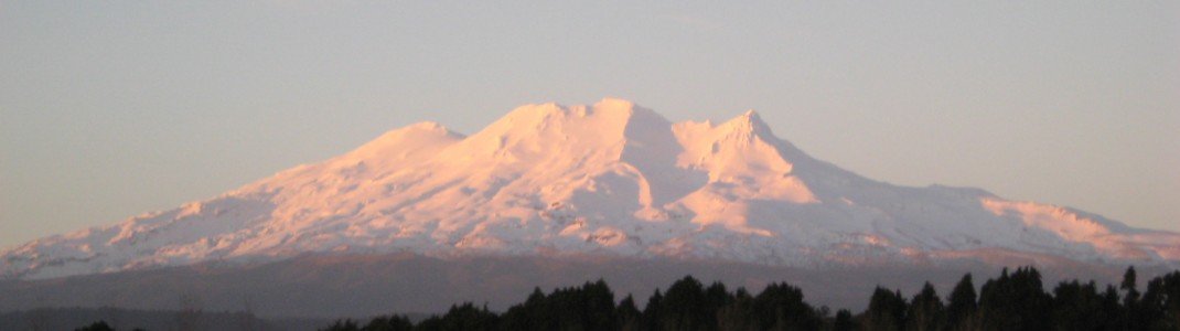 Der Mount Ruapehu in Neuseeland