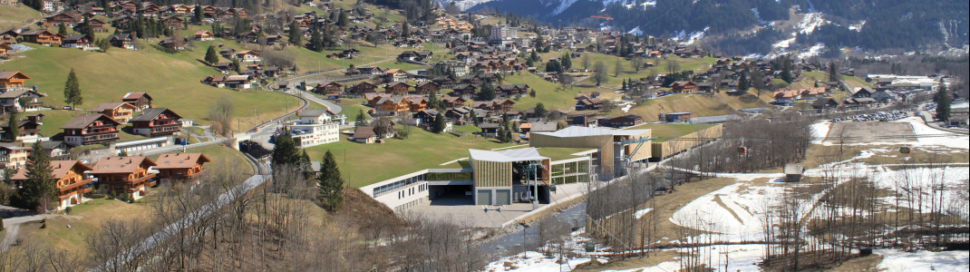 Skizze des neuen Terminals in Grindelwald Grund