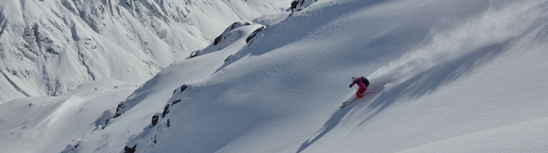 Der Gemsstock ist ein bekannter Hotspot der Freeride-Szene.