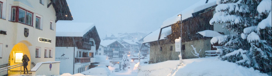 Von der Hauptstrasse in Serfaus ist nicht mehr viel zu sehen.