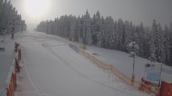 Many ski resorts in Poland have plenty of natural snow at the moment, like here at Karpacz.