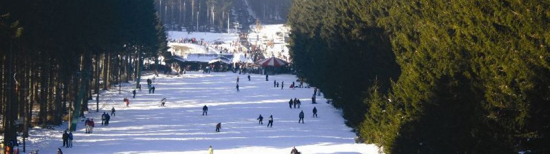 Skivergnügen pur derzeit am Erbeskopf, dem höchsten Berg des Bundeslandes Rheinland-Pfalz.