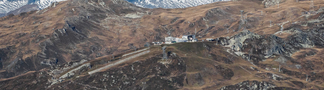 Die Bergstation Crap Sogn Gion liegt auf 2228 Metern.