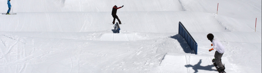 Ab September ist der Snowpark in Hintertux wieder geöffnet.