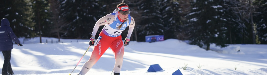 Mit einer fehlerfreien Schießleistung zu ihrem ersten Weltcupsieg: Lena Häcki-Gross.