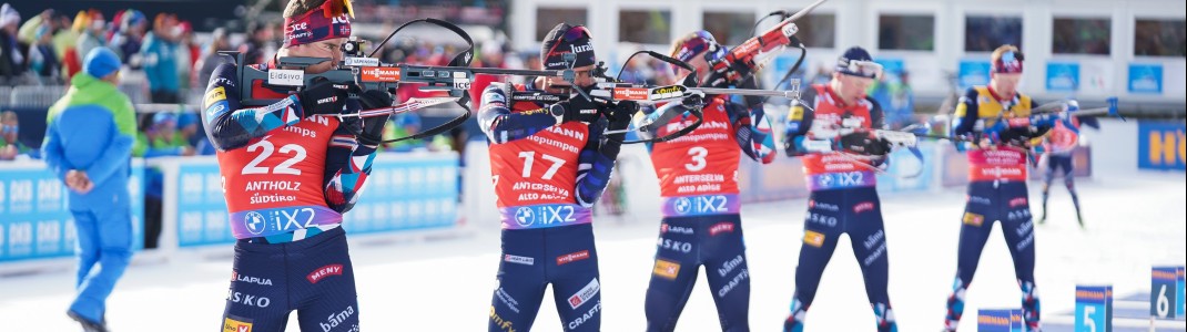 Sprint, Verfolgung und Staffel stehen in Antholz auf dem Programm.