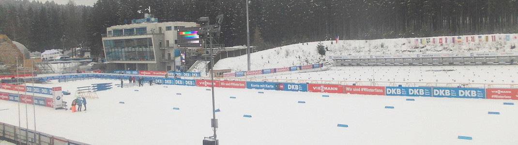 Die Vorbereitungen für den Biathlon-Weltcup in Nove Mesto laufen auf Hochtouren.