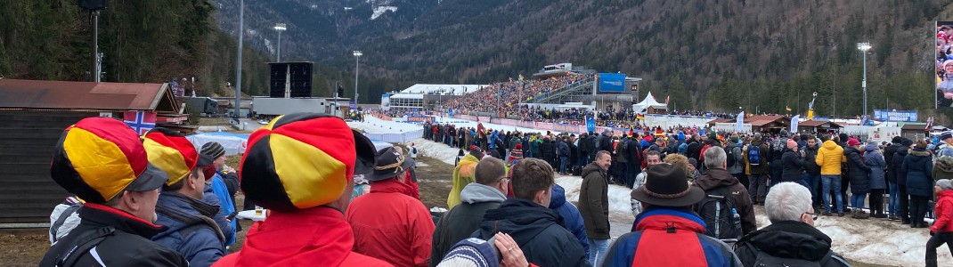 19.000 Biathlonfans kamen zum Abschlusstag nach Ruhpolding.