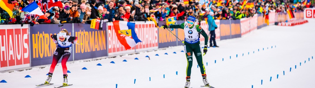 In Ruhpolding feierte Franziska Preuß ihren ersten Weltcupsieg.