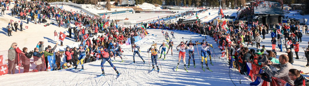 12 Rennen, verteilt auf 9 Tage, werden bei der WM in Lenzerheide ausgetragen.