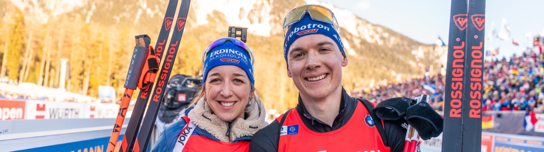 Bronze für die Single Mixed Staffel mit Franziska Preuss und Justus Strelow.