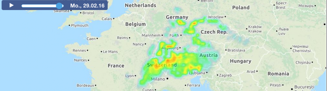 Neuschneeprognose für Montag, 29.02.2016