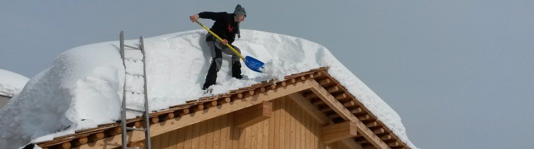 Im Winter 2013/2014 gab es teilweise zu viel Schnee