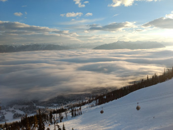 Many North American ski resorts, such as Kicking Horse, have capacity restrictions this season.