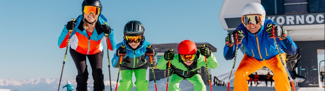 Kinder bis 14 Jahren können an zwei Adventssamstagen kostenlos Skifahren auf der Turracher Höhe.