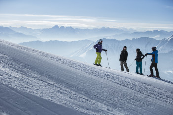 Laax ist das größte Skigebiet in Graubünden.
