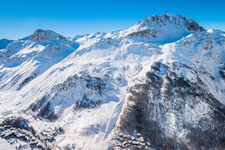 Tignes - Val d'Isère ist vor allem bei fortgeschrittenen Skifahrern beliebt.