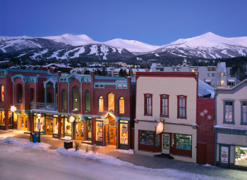 Breckenridge in Colorado: Selbst der Ort liegt auf fast 3.000 Meter Höhe.