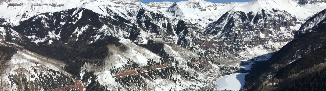 Vom San Sophia Outlook hat man eine tolle Aussicht auf Telluride.