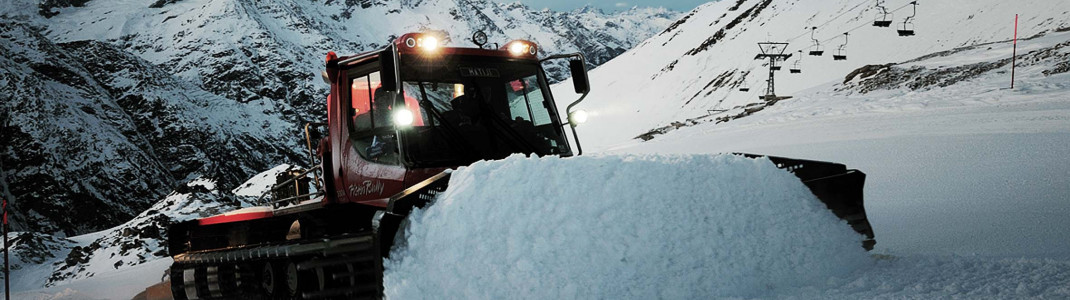 Einmal mit dem Pistenbully fahren - der heimliche Traum vieler Skifahrer.