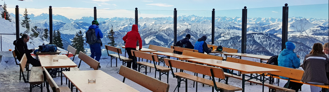 Traumhafte Sonnenterrasse vom Berggasthof Kammerkör.