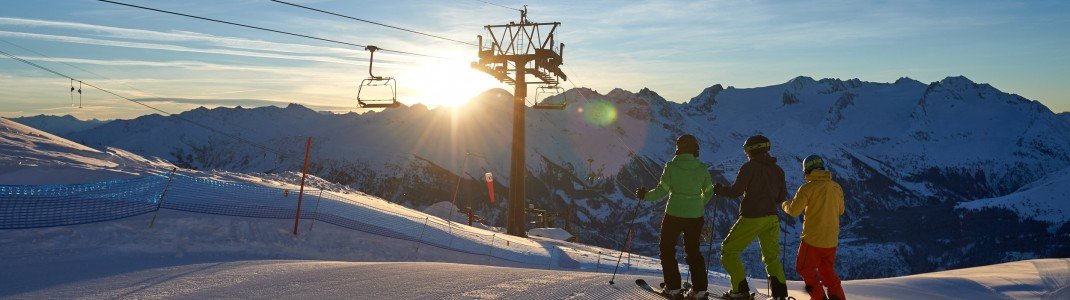 Das Skigebiet wartet mit 60 Pistenkilometern auf