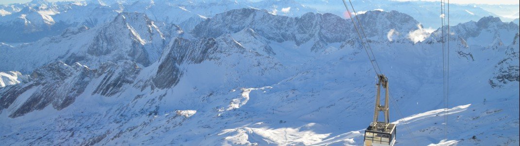 Blick auf das Zugspitzplatt.