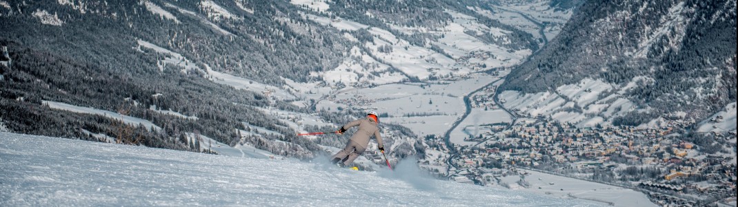 Fünf Gipfel, vier Skigebiete und unendlicher Skispaß - das ist dein Winterurlaub in Gastein.