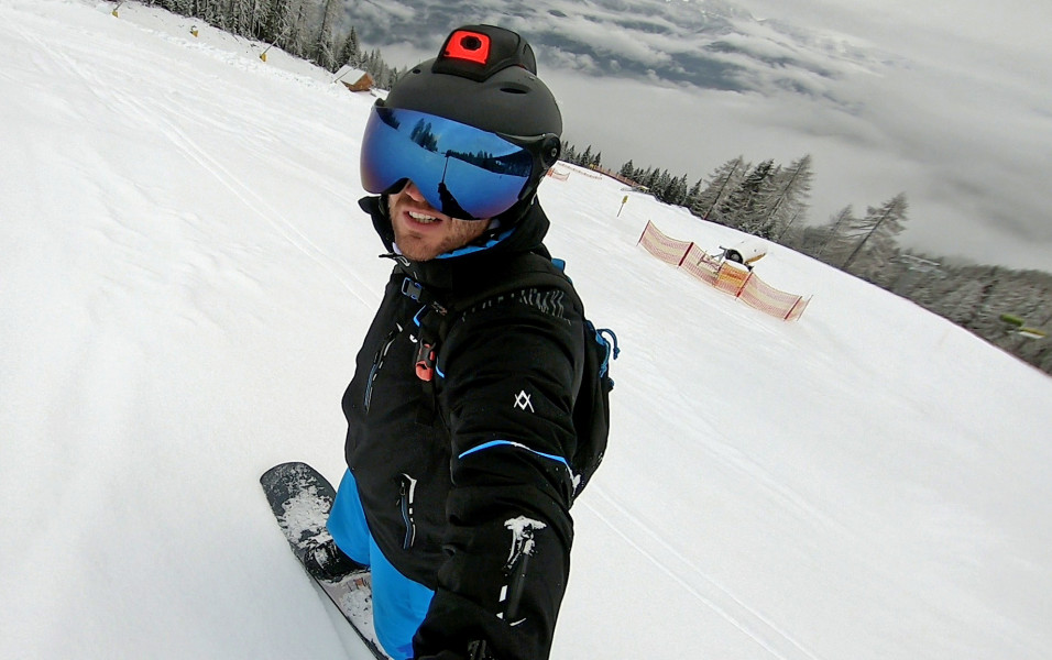 snowboarding helmet camera