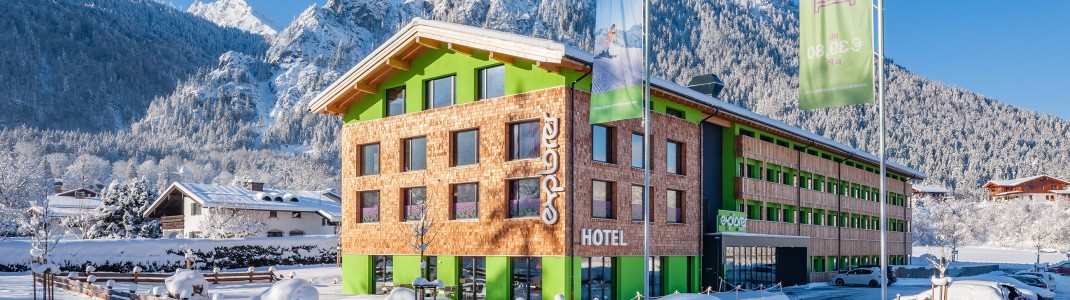 Nachhaltiger Winterurlaub ist in den Explorer Hotels möglich, zum Beispiel in Berchtesgaden.