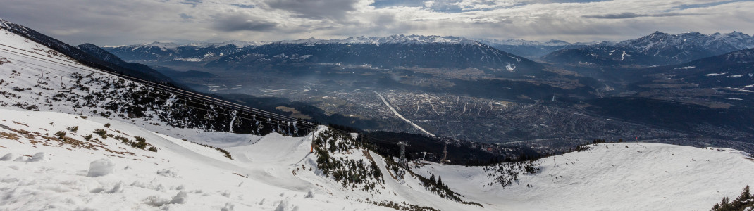 City-Trip und Winterspaß - In Innsbruck ist das dank der Nordkettenbahnen kein Problem.