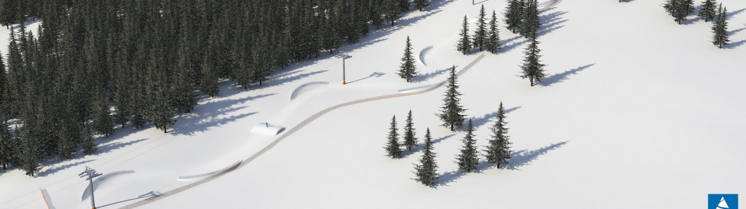 Steilkurven, Wellenbahn und kleine Sprünge sind in den Funslopes verbaut.