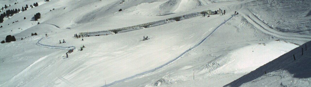 Im Skigebiet Wengen herrschen Top Bedingungen - hier ein Blick auf die Passhöhe Kleine Scheidegg