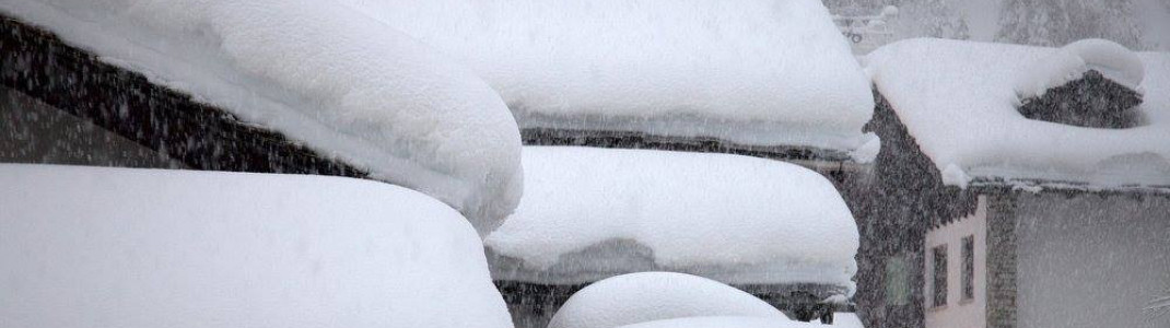 Auch im Nordwesten Italiens, wie hier in Monterosa, schneite es seit Montag fast 2 Meter!