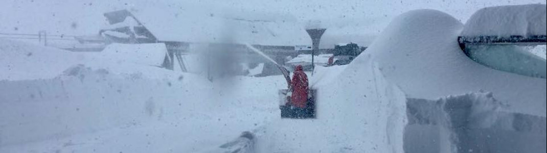 Räumarbeiten auch im italienischen Alagna.