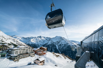 Die tolle Aussicht lässt sich nun ganz bequem aus der Gondel genießen.