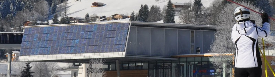 Der Verbings- Ziehlift wird komplett mit Sonnenenergie betrieben.