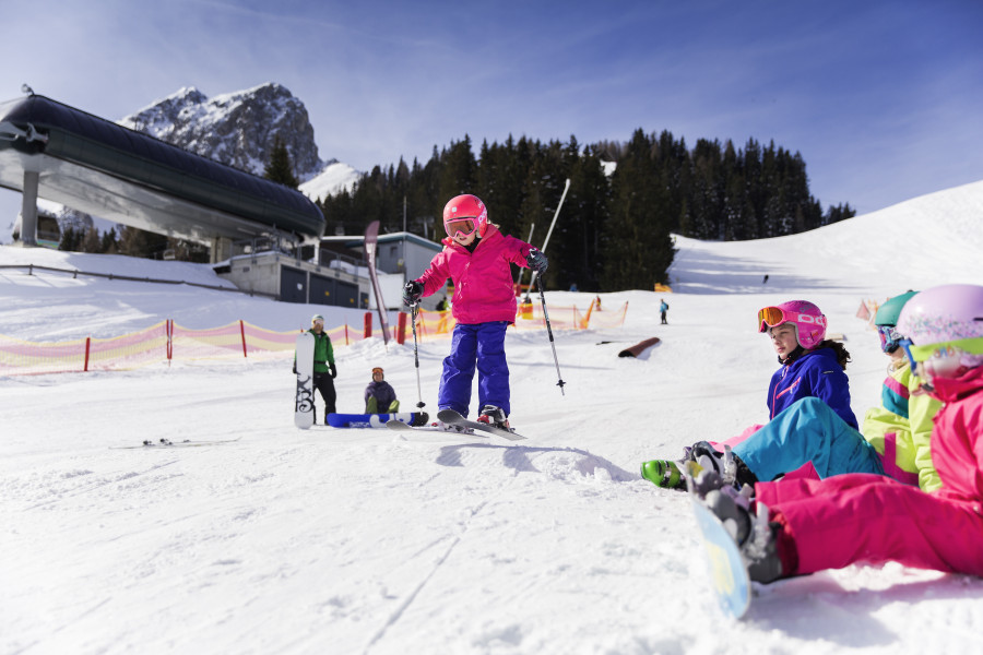 Das Skigebiet Muttereralm ist vor allem bei Familien beliebt.