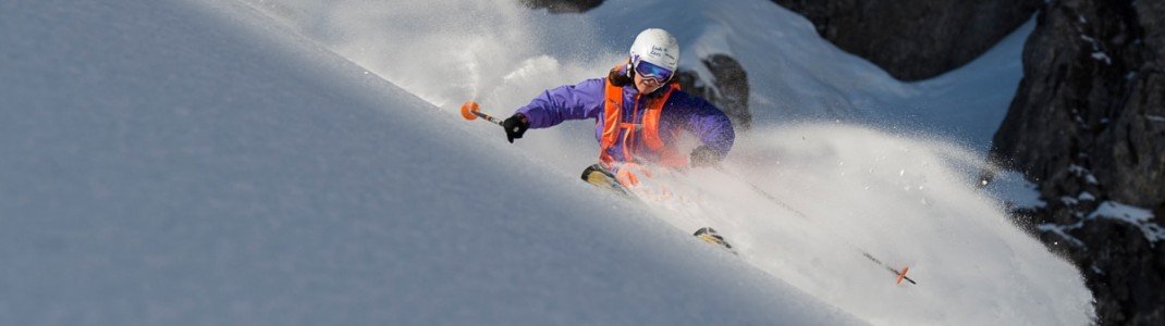 Lorraine Huber trainiert meist am Arlberg.