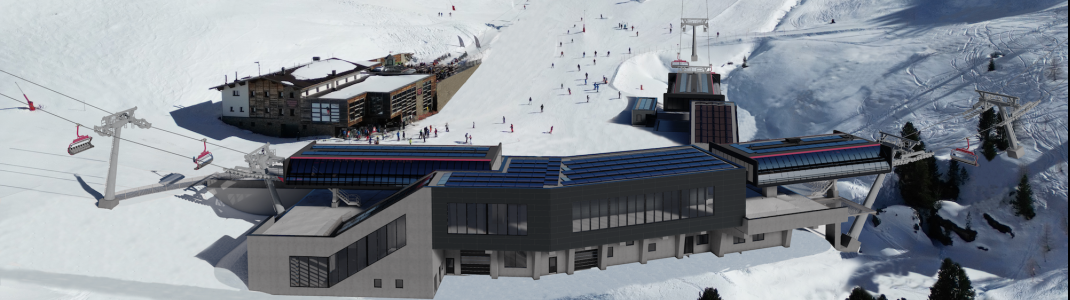 Drei neue Bahnen entstehen in Ischgl. Die drei neuen Talstationen liegen in unmittelbarer Nähe.