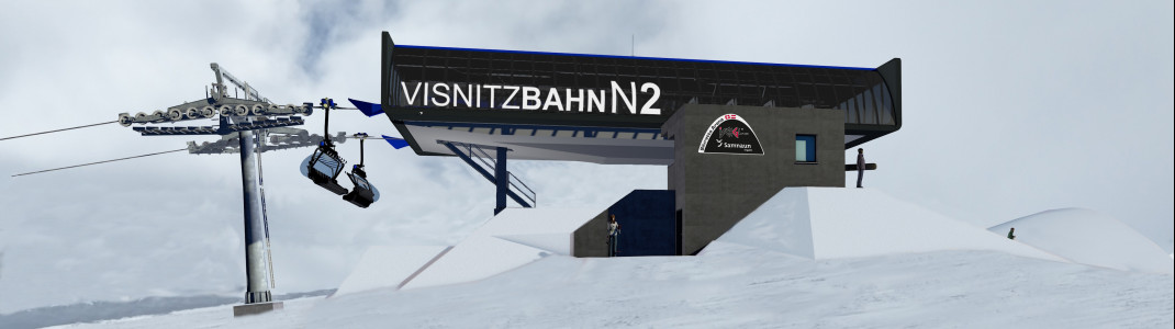 Visualisierung der neuen Bergstation Visnitz N2