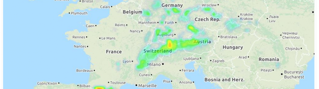 Heatmap auf Skigebiete Test