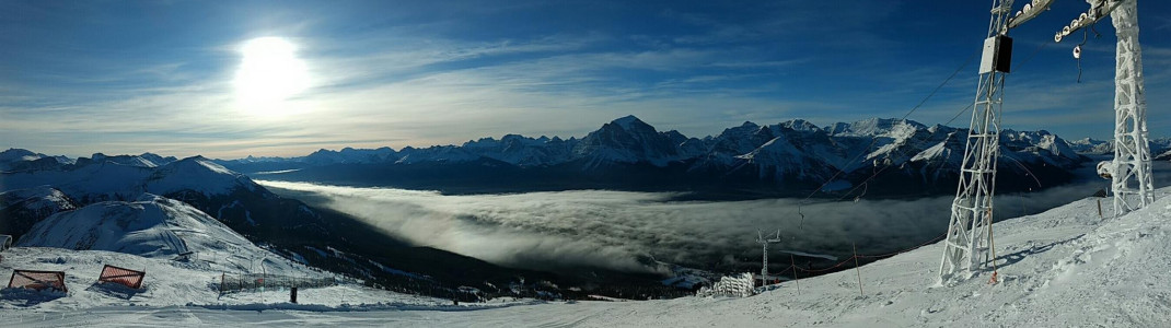 Lake Louise - Weltcup-Austragungsort und eines der größten Skigebiete Nordamerikas