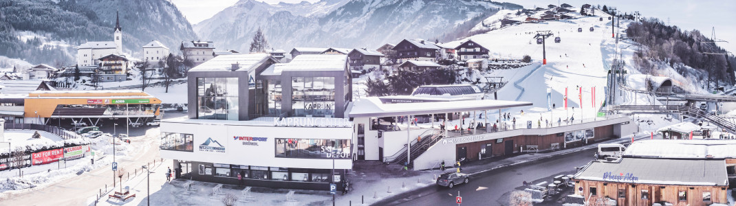 Located in the village center, the new Caprun-Center is home to a ski storage area as well as the new Maiskogelbahn station.