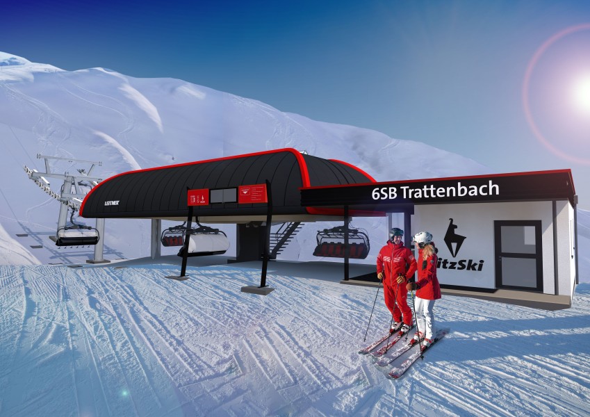 Mit der neuen Tratttenbachbahn geht es in nur 2:40 Minuten auf 1816 Meter Höhe.