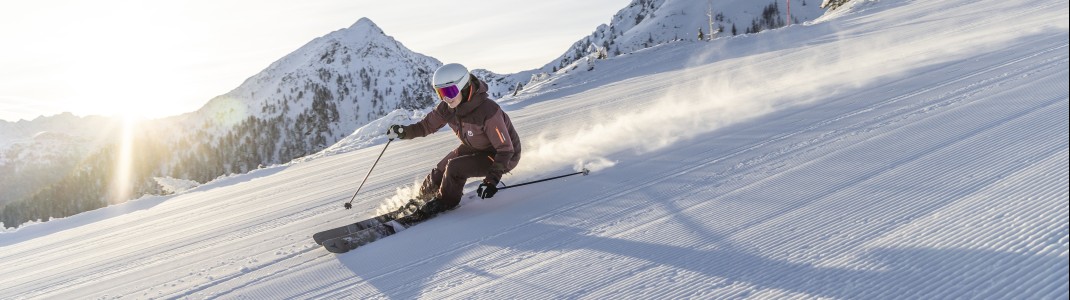 123 nahtlos verbundene Pistenkilometer erwarten Wintersportler in der 4-Berge-Skischaukel.