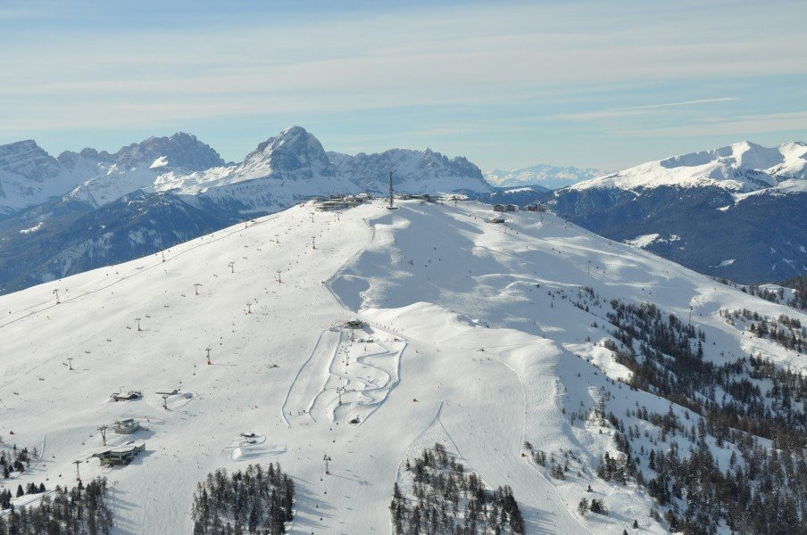 Der einmalige 360-Grad-Blick vom Plateau macht den Kronplatz zu Südtirols Skiberg Nr. 1