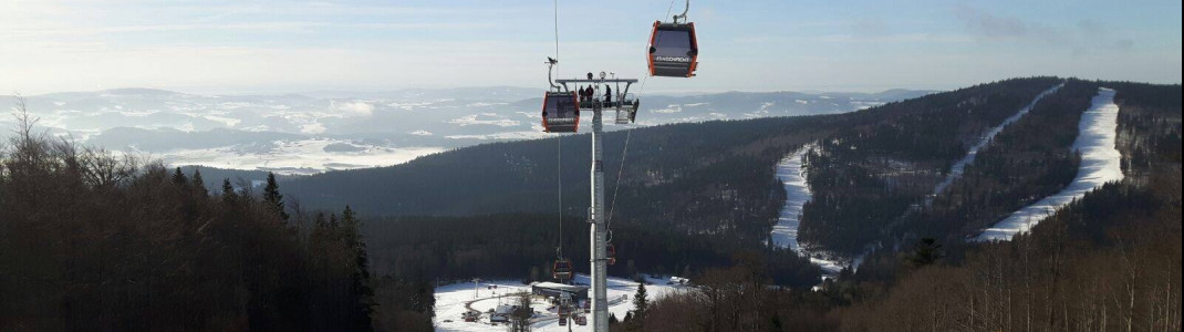 In diesem Winter gehen am Hochficht zum ersten mal Gondeln in Betrieb.