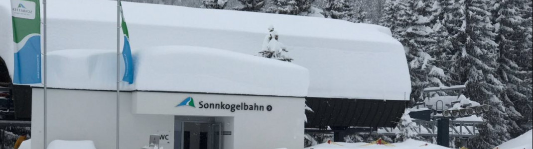 Schnee über Schnee auf der Schmittenhöhe in Zell am See.