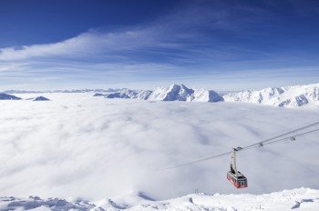 Der Schnalstaler Gletscher ist das schneesicherste Skigebiet in Italien.